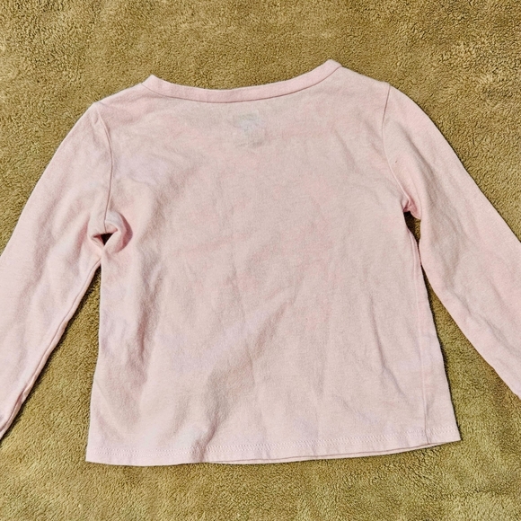 18M Official Licensed Levi's Pink Long Sleeve Shirt For Girls - Picture 2 of 3